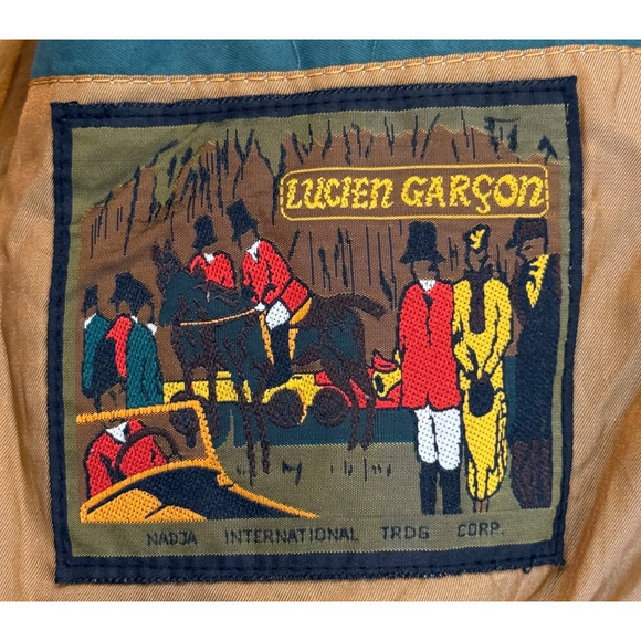 Vintage Lucien Garson Jacket 80's Chic Womens Oversized Size L Shoulder Pads - Picture 3 of 12